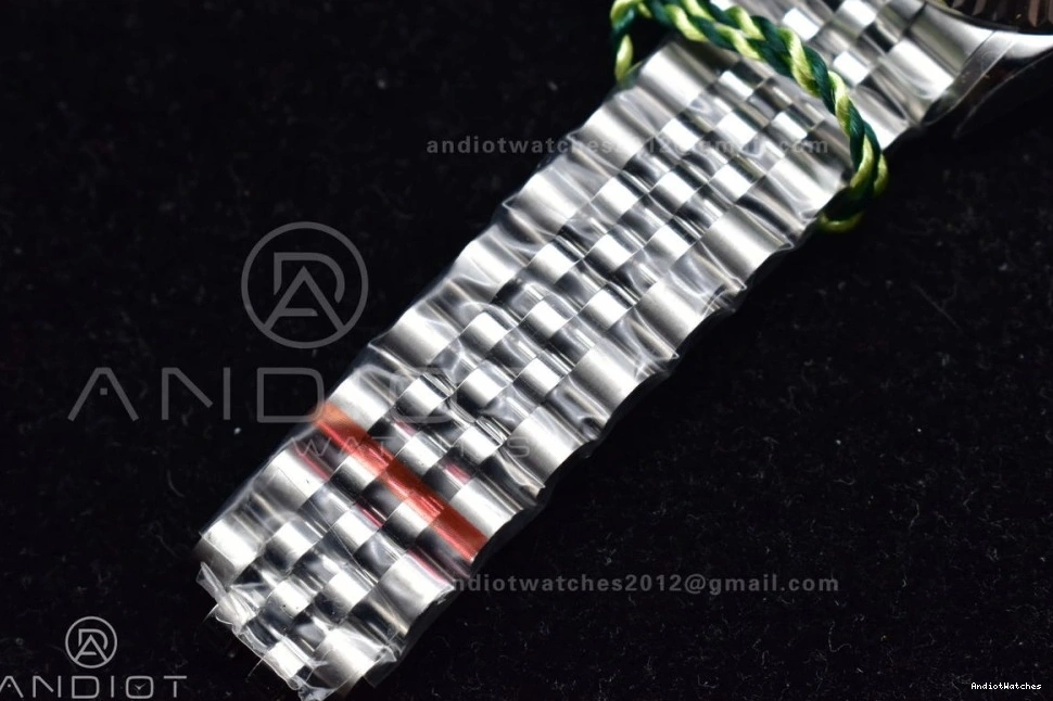 Steel ZeroBulk 31 278289 Syle President Markers DateJust Bracelet Green Dial Ladies on 316L Stick 557 WF 0502